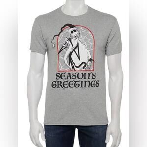 DISNEY Nightmare Before Christmas Jack Skellington Seasons Greetings T-Shirt XXL